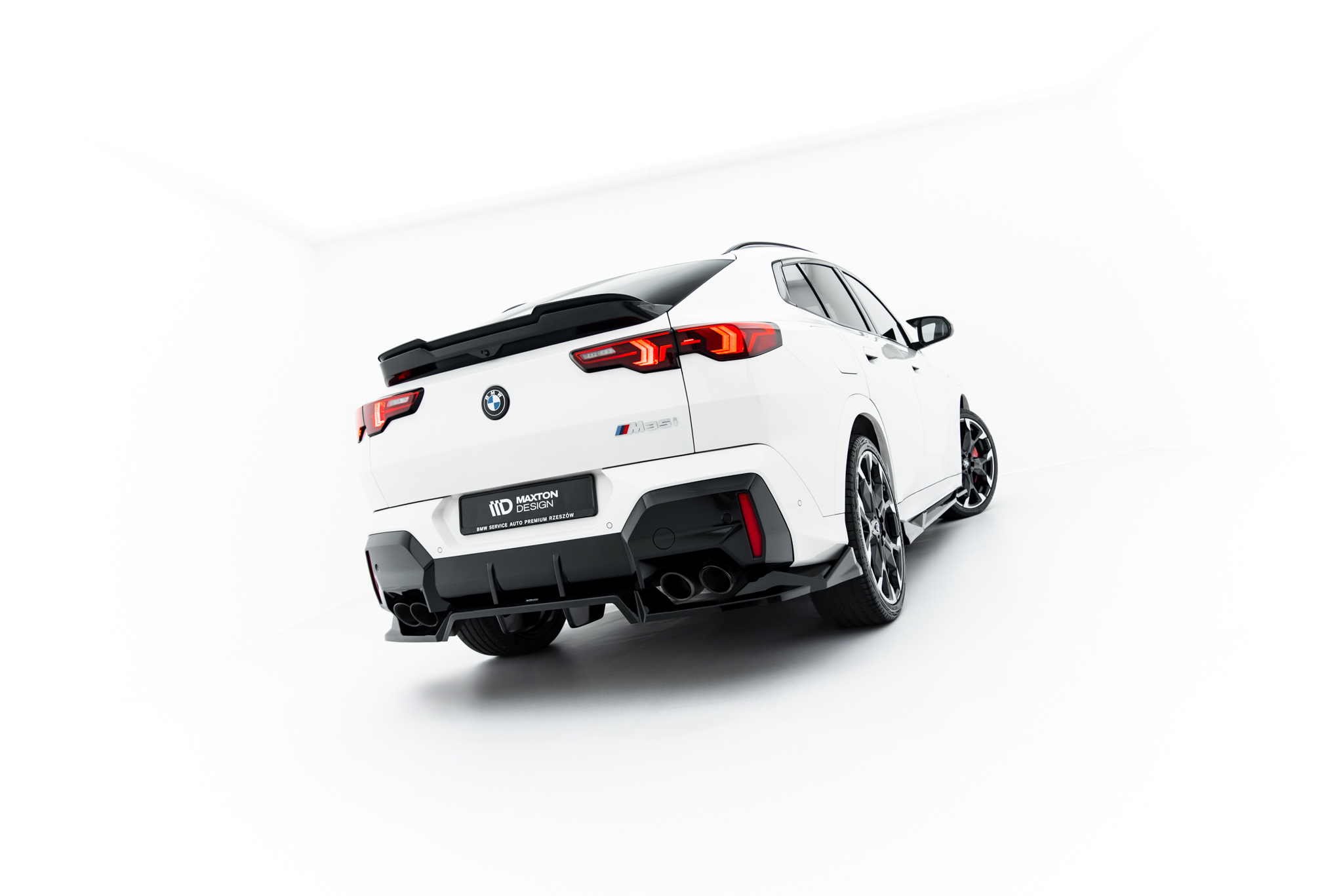 REAR SPLITTER (WITH VERTICAL BARS) SUITABLE FOR BMW X2 M35I U10 – MAXTON DESIGN - 8