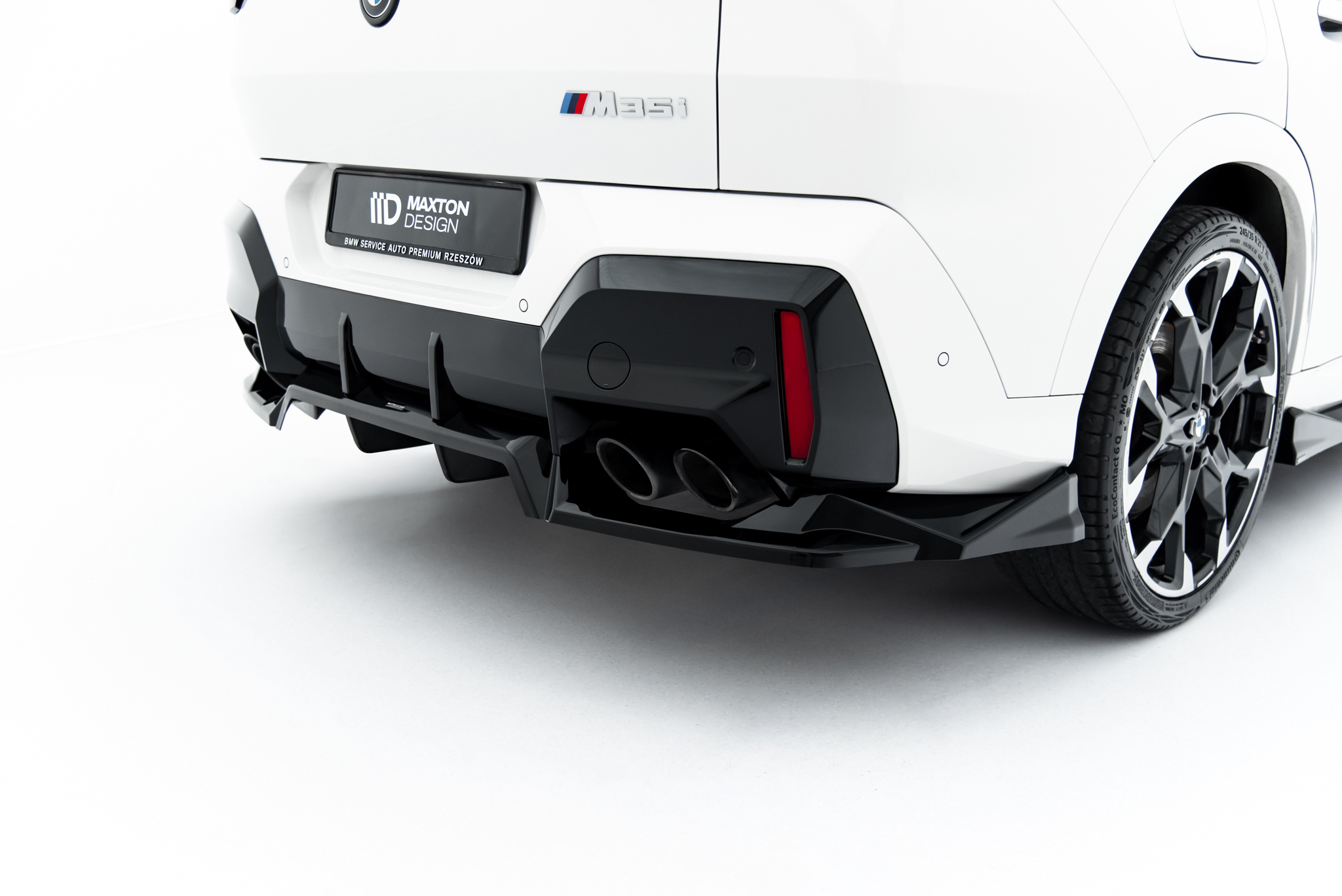 REAR SPLITTER (WITH VERTICAL BARS) SUITABLE FOR BMW X2 M35I U10 – MAXTON DESIGN - 4