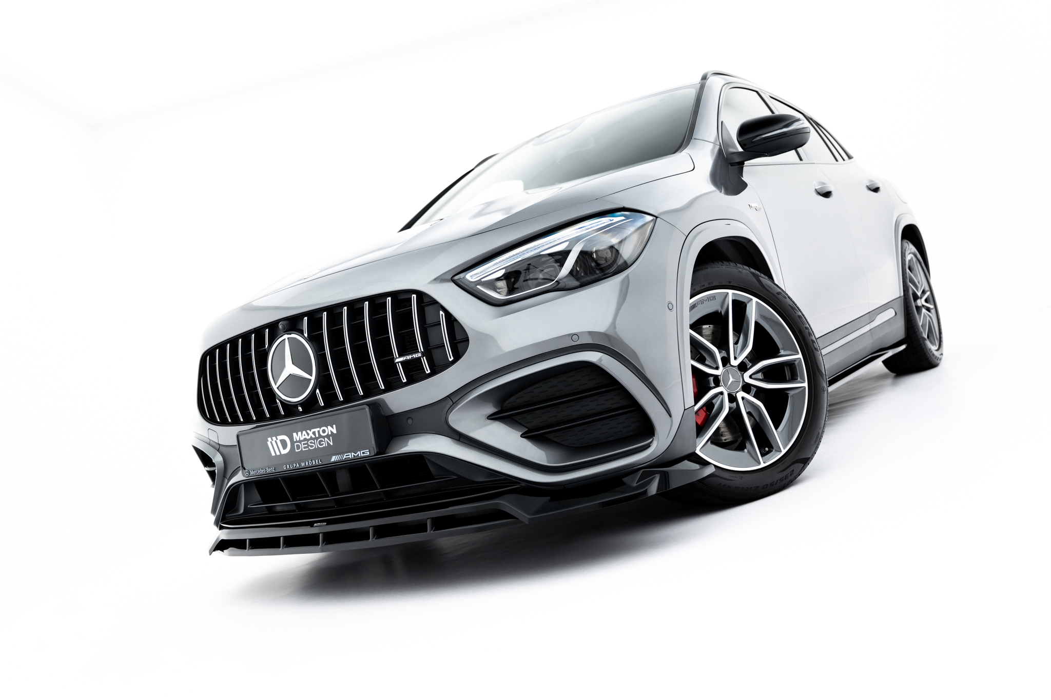 FRONT SPLITTER V.1 SUITABLE FOR MERCEDES-AMG GLA 35 H247 FACELIFT – MAXTON DESIGN - 4