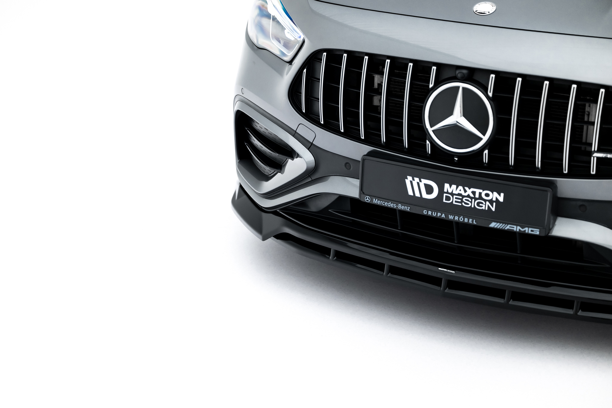 FRONT SPLITTER V.1 SUITABLE FOR MERCEDES-AMG GLA 35 H247 FACELIFT – MAXTON DESIGN - 3