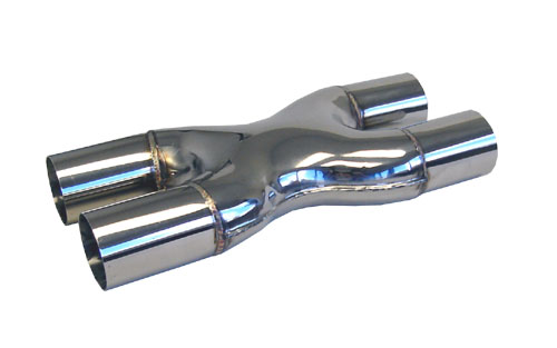 UNIVERSAL 2.25 INCH CROSS X EXHAUST PIPE MEGAN RACING
