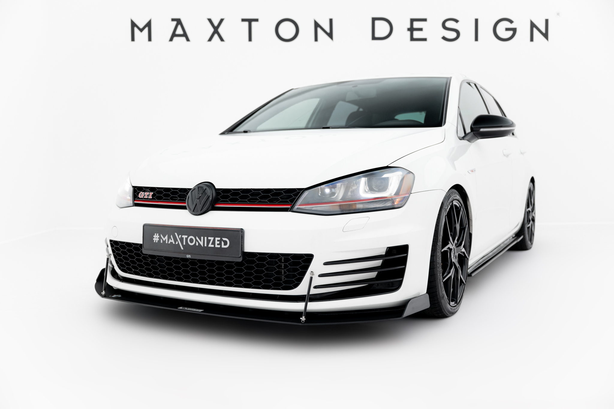 FRONT RACING SPLITTER SUITABLE FOR VOLKSWAGEN GOLF GTI / GTD MK7 – MAXTON DESIGN - 4