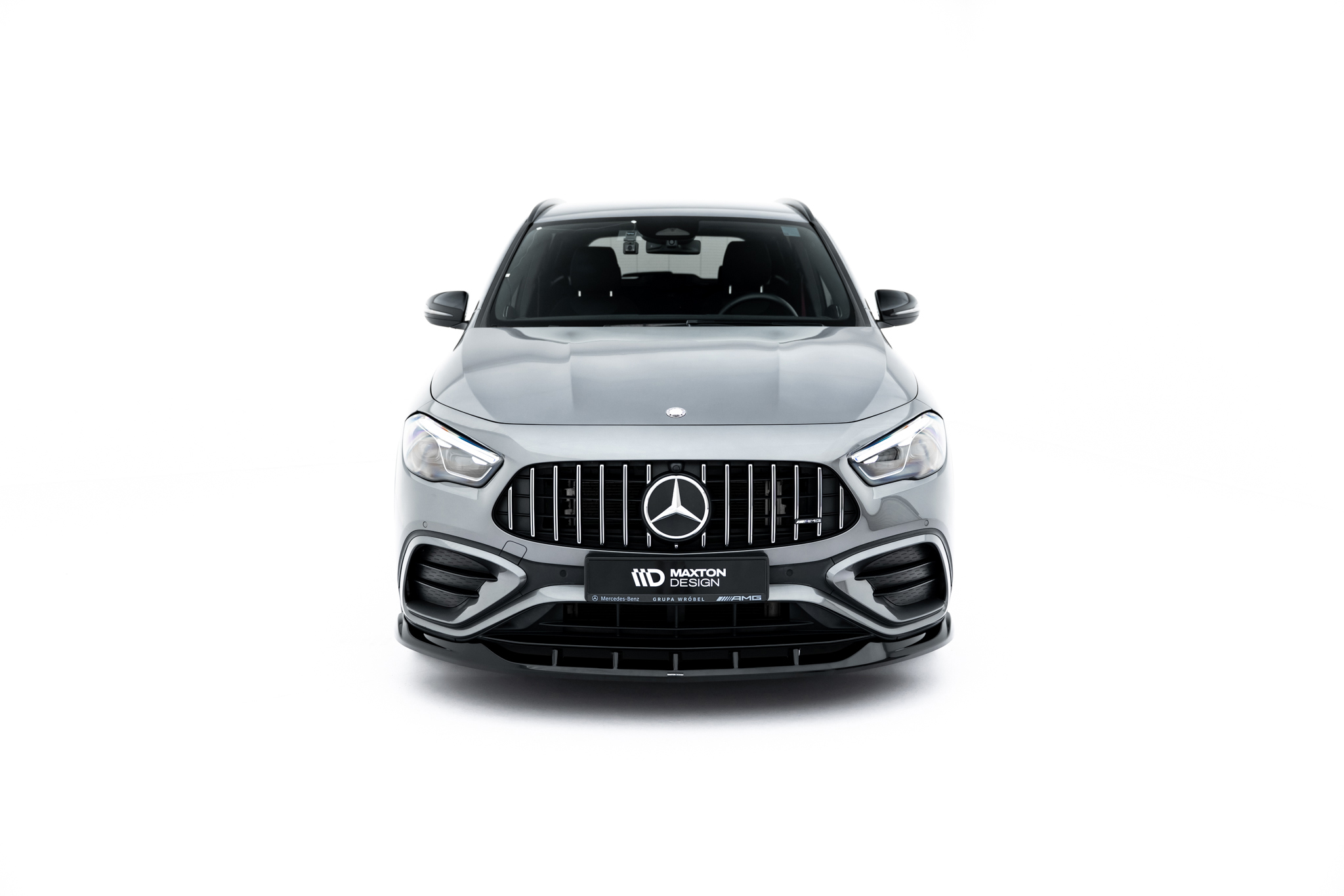 FRONT SPLITTER V.2 SUITABLE FOR MERCEDES-AMG GLA 35 H247 FACELIFT – MAXTON DESIGN