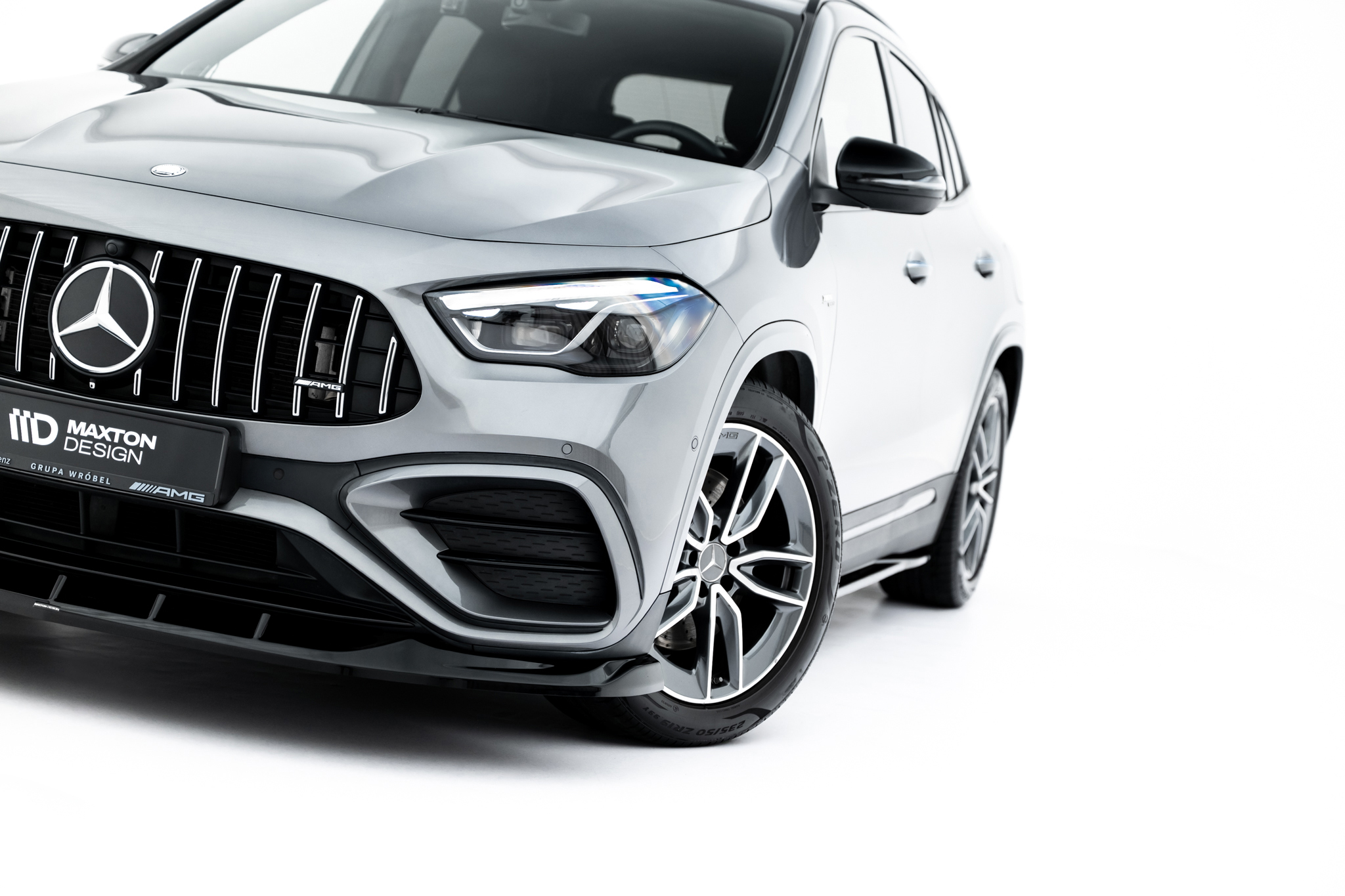 FRONT SPLITTER V.2 SUITABLE FOR MERCEDES-AMG GLA 35 H247 FACELIFT – MAXTON DESIGN - 2