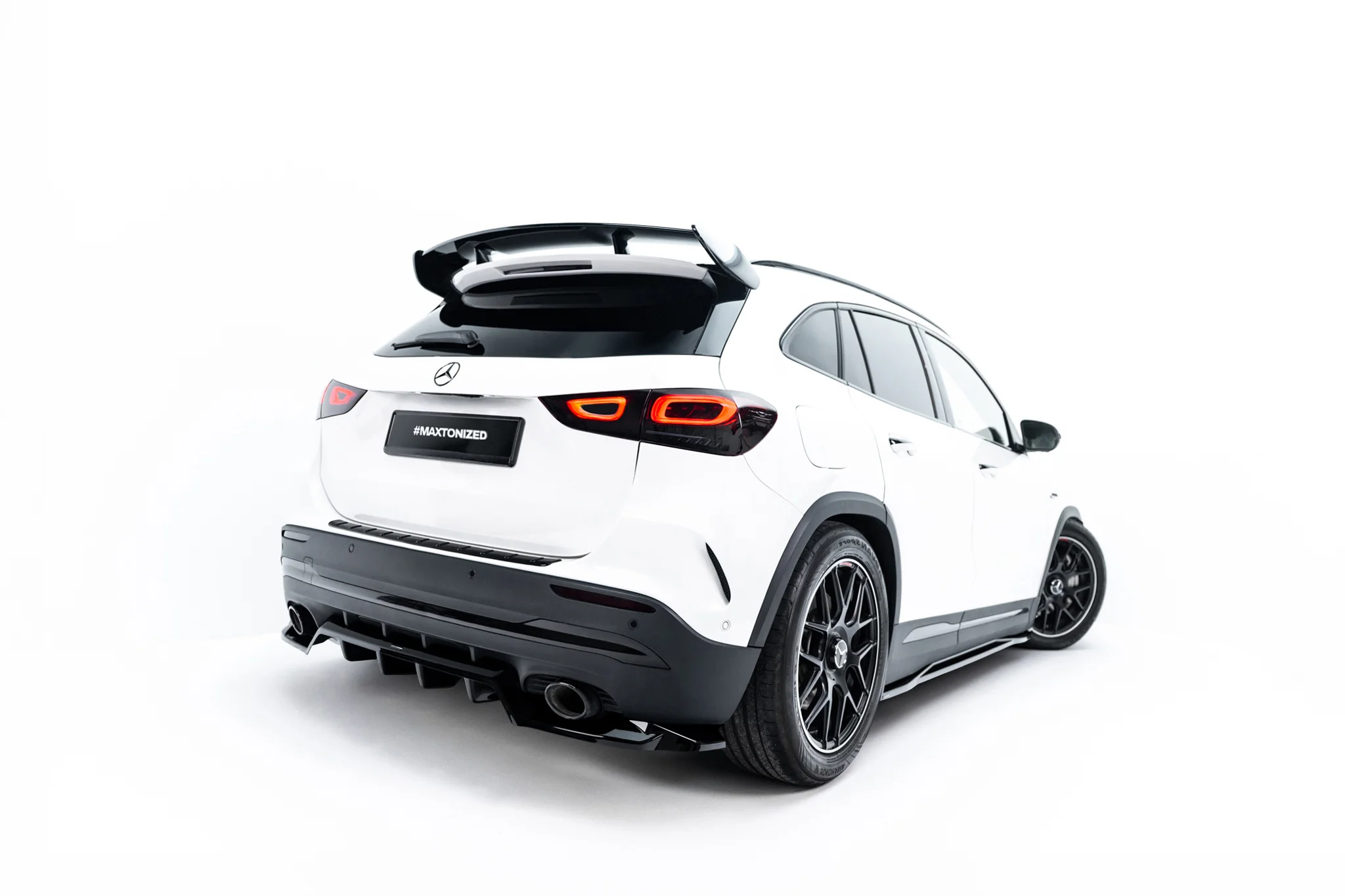 REAR SPLITTER (WITH VERTICAL BARS) SUITABLE FOR MERCEDES-AMG GLA 35 H247 FACELIFT – MAXTON DESIGN - 4