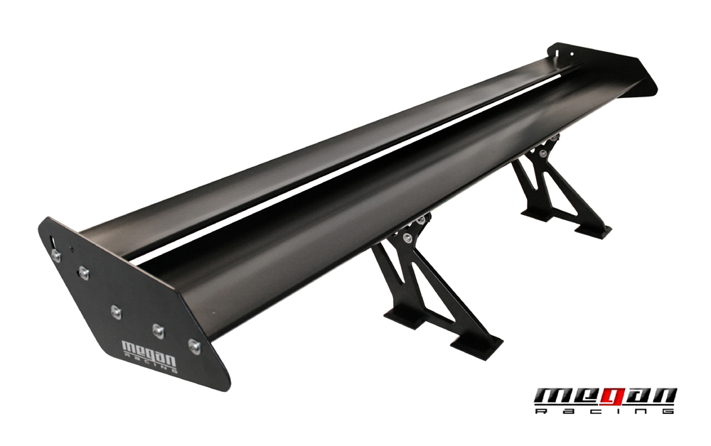 UNIVERSAL GT ALUMINIUM SPOILER BLACK 142CM MEGAN RACING
