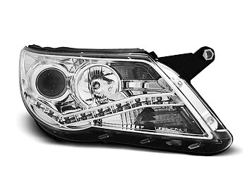 HEADLIGHTS VW TIGUAN 10.07-11 DAYLIGHT CHROME