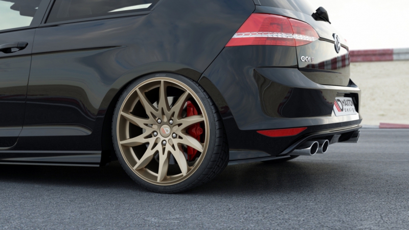 REAR SIDE SPLITTERS VW GOLF VII R