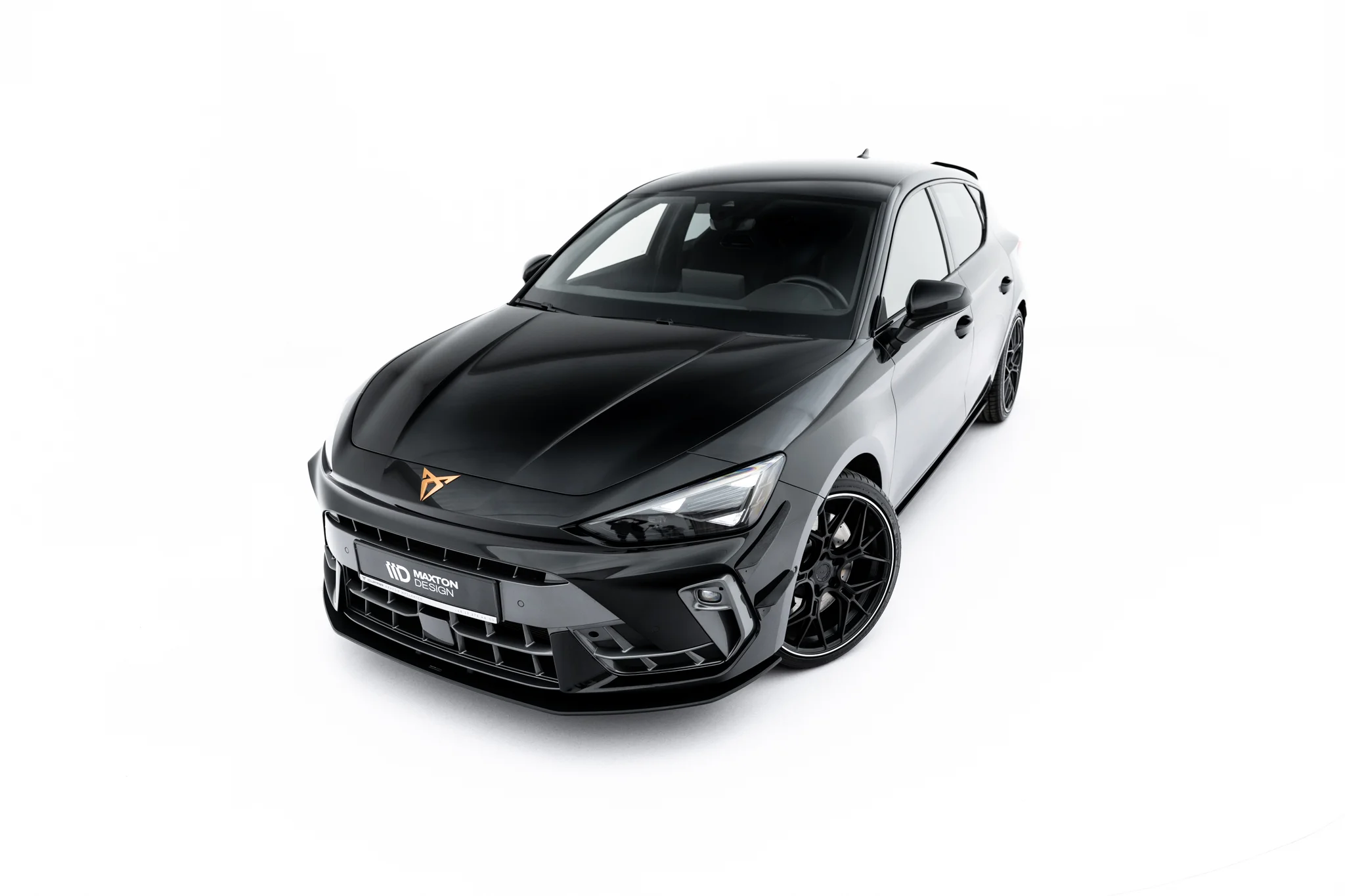 STREET PRO FRONT SPLITTER SUITABLE FOR CUPRA LEON HATCHBACK MK1 FACELIFT – MAXTON DESIGN - 3