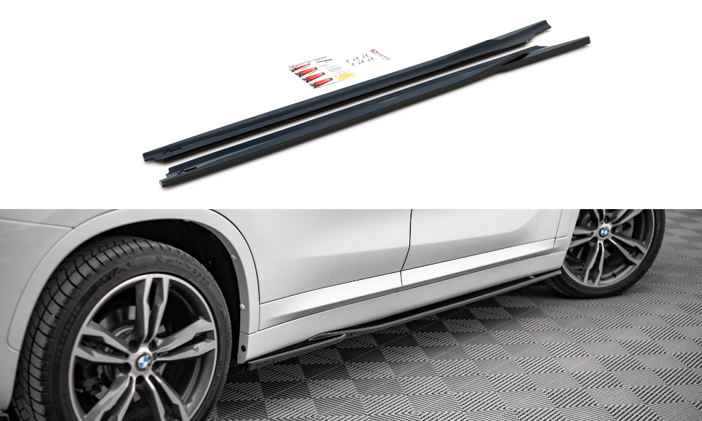 Side Skirts Diffusers Bmw X1 M-pack F48 (2015-2019)