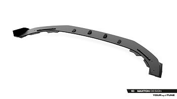 STREET PRO FRONT SPLITTER + FLAPS SUITABLE FOR CUPRA LEON HATCHBACK MK1 FACELIFT – MAXTON DESIGN