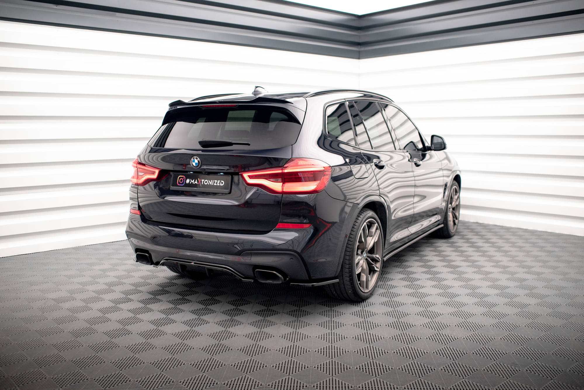 Rear Side Splitters BMW X3 M40i / M40d G01 - 2