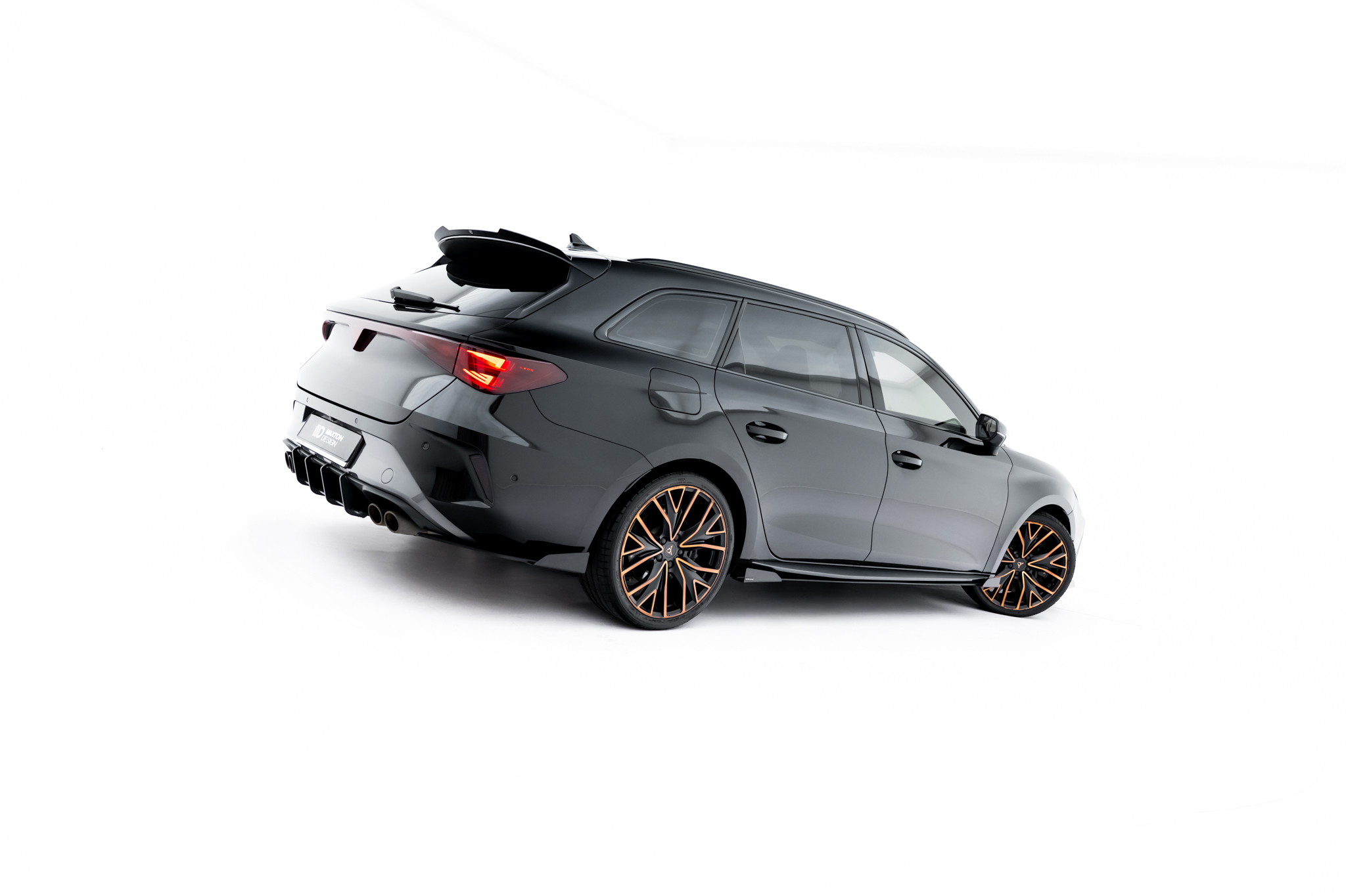 STREET PRO SIDE SKIRTS DIFFUSERS + FLAPS SUITABLE FOR CUPRA LEON ST / HATCHBACK AERO MK1 / MK1 FACELIFT – MAXTON DESIGN