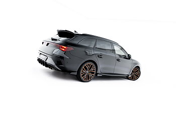STREET PRO SIDE SKIRTS DIFFUSERS + FLAPS SUITABLE FOR CUPRA LEON ST / HATCHBACK AERO MK1 / MK1 FACELIFT – MAXTON DESIGN