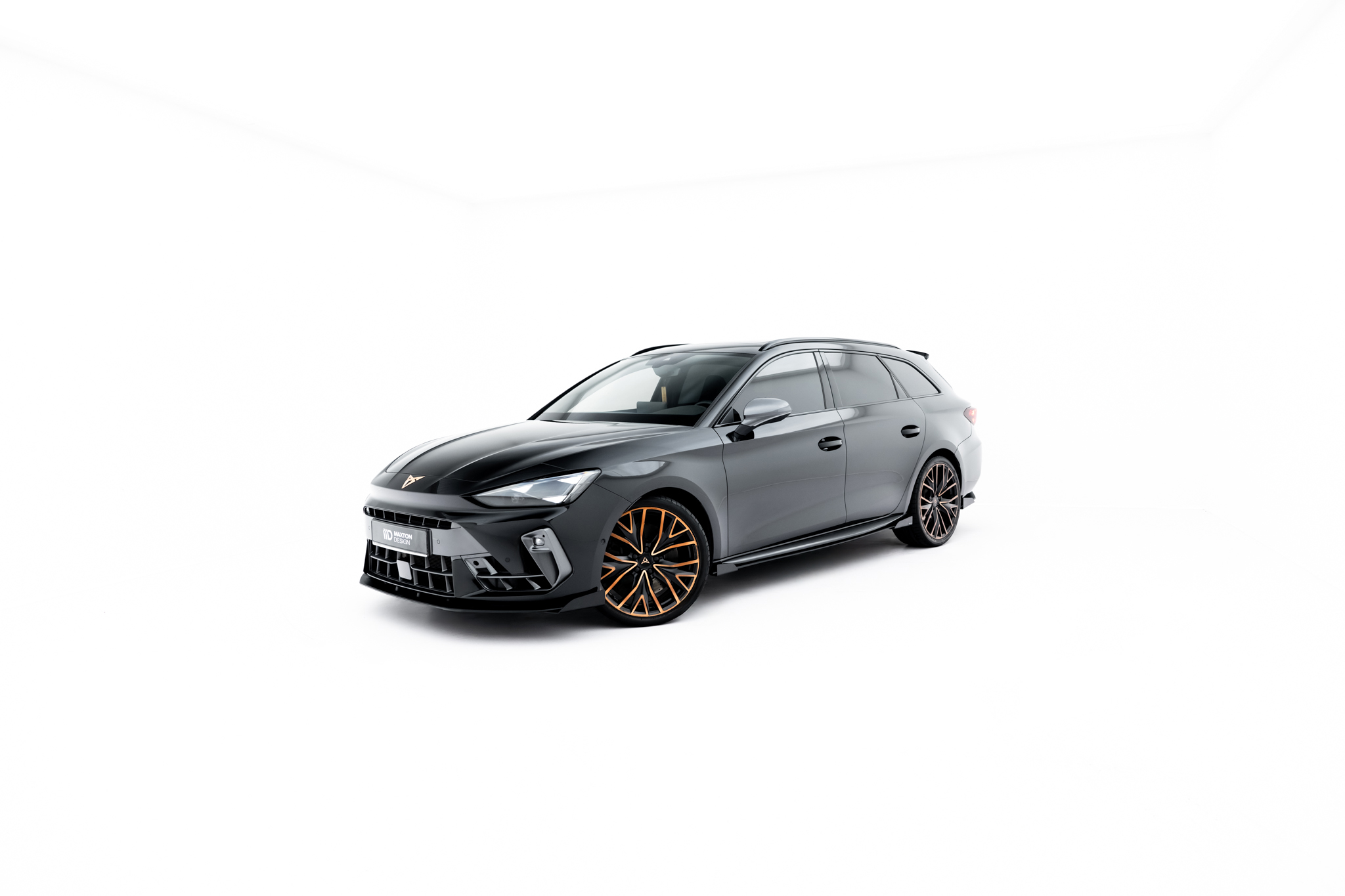 STREET PRO SIDE SKIRTS DIFFUSERS + FLAPS SUITABLE FOR CUPRA LEON ST / HATCHBACK AERO MK1 / MK1 FACELIFT – MAXTON DESIGN - 2