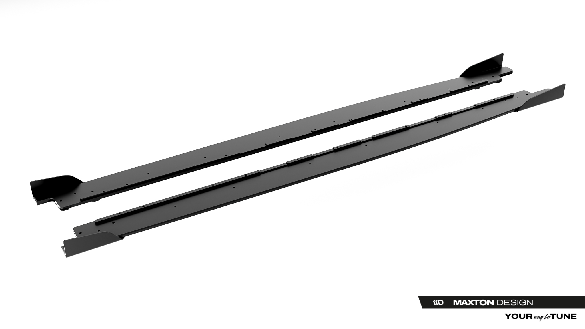 STREET PRO SIDE SKIRTS DIFFUSERS + FLAPS SUITABLE FOR CUPRA LEON ST / HATCHBACK AERO MK1 / MK1 FACELIFT – MAXTON DESIGN - 4