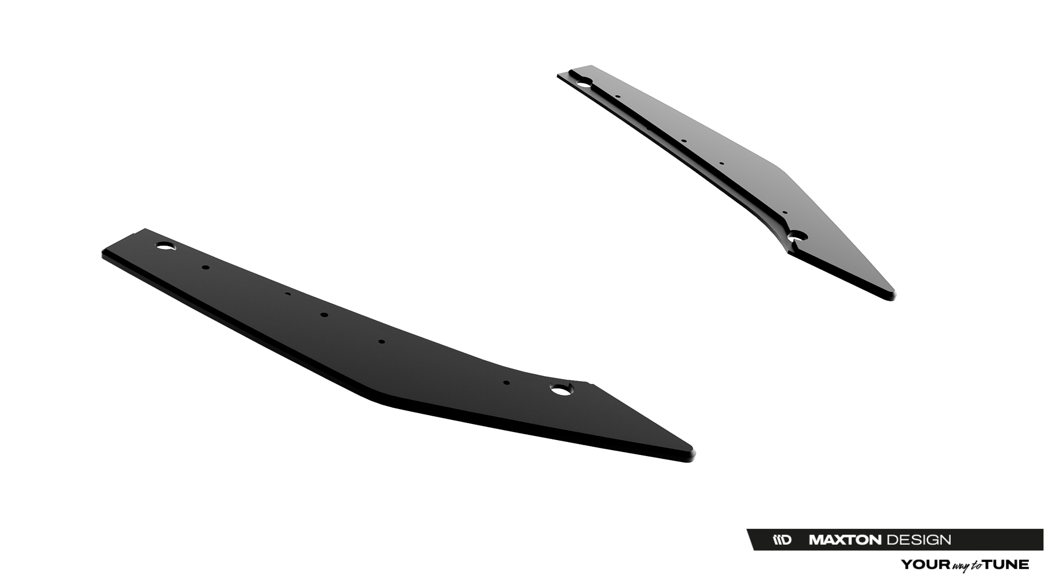 STREET PRO REAR SIDE SPLITTERS SUITABLE FOR CUPRA LEON ST MK1 FACELIFT – MAXTON DESIGN - 6