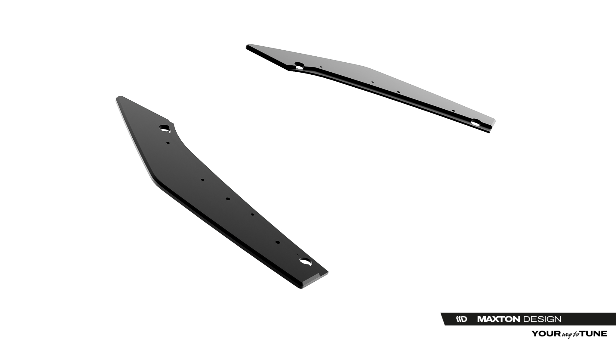 STREET PRO REAR SIDE SPLITTERS SUITABLE FOR CUPRA LEON ST MK1 FACELIFT – MAXTON DESIGN