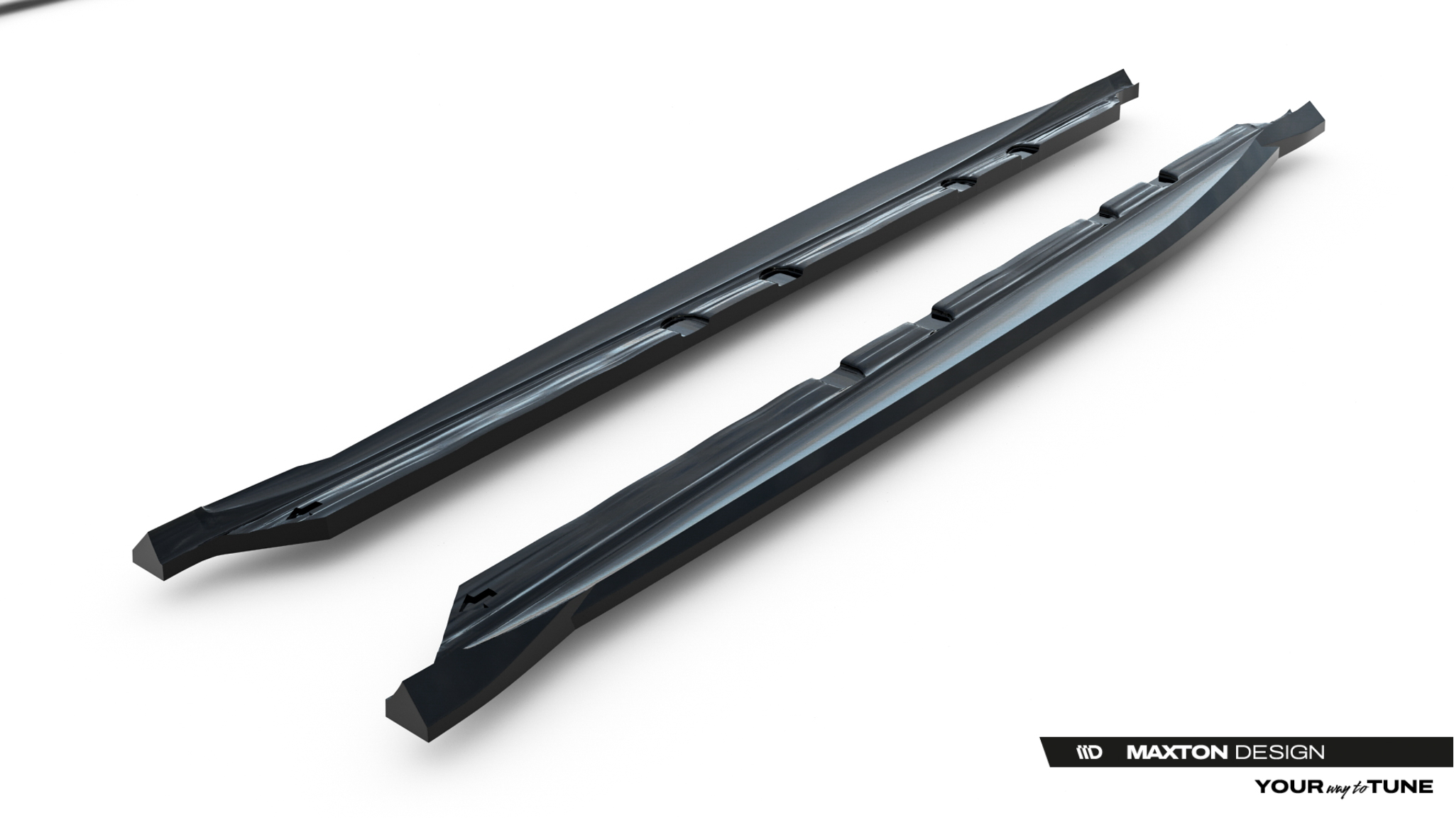 SIDE SKIRTS DIFFUSERS V.2 SUITABLE FOR CUPRA LEON ST / HATCHBACK AERO MK1 / MK1 FACELIFT – MAXTON DESIGN - 2