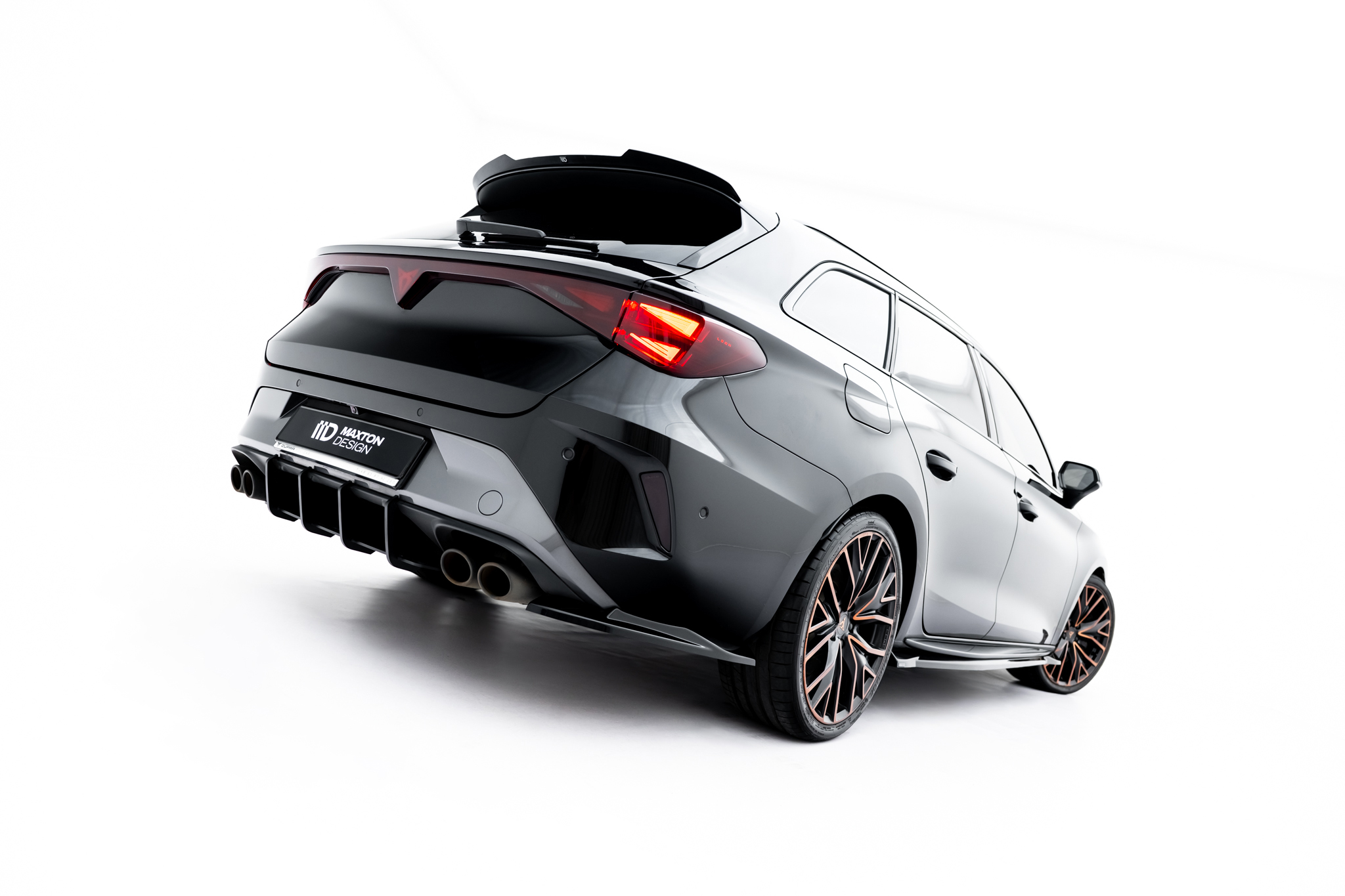 REAR SIDE SPLITTERS V.4 SUITABLE FOR CUPRA LEON ST MK1 FACELIFT – MAXTON DESIGN - 7