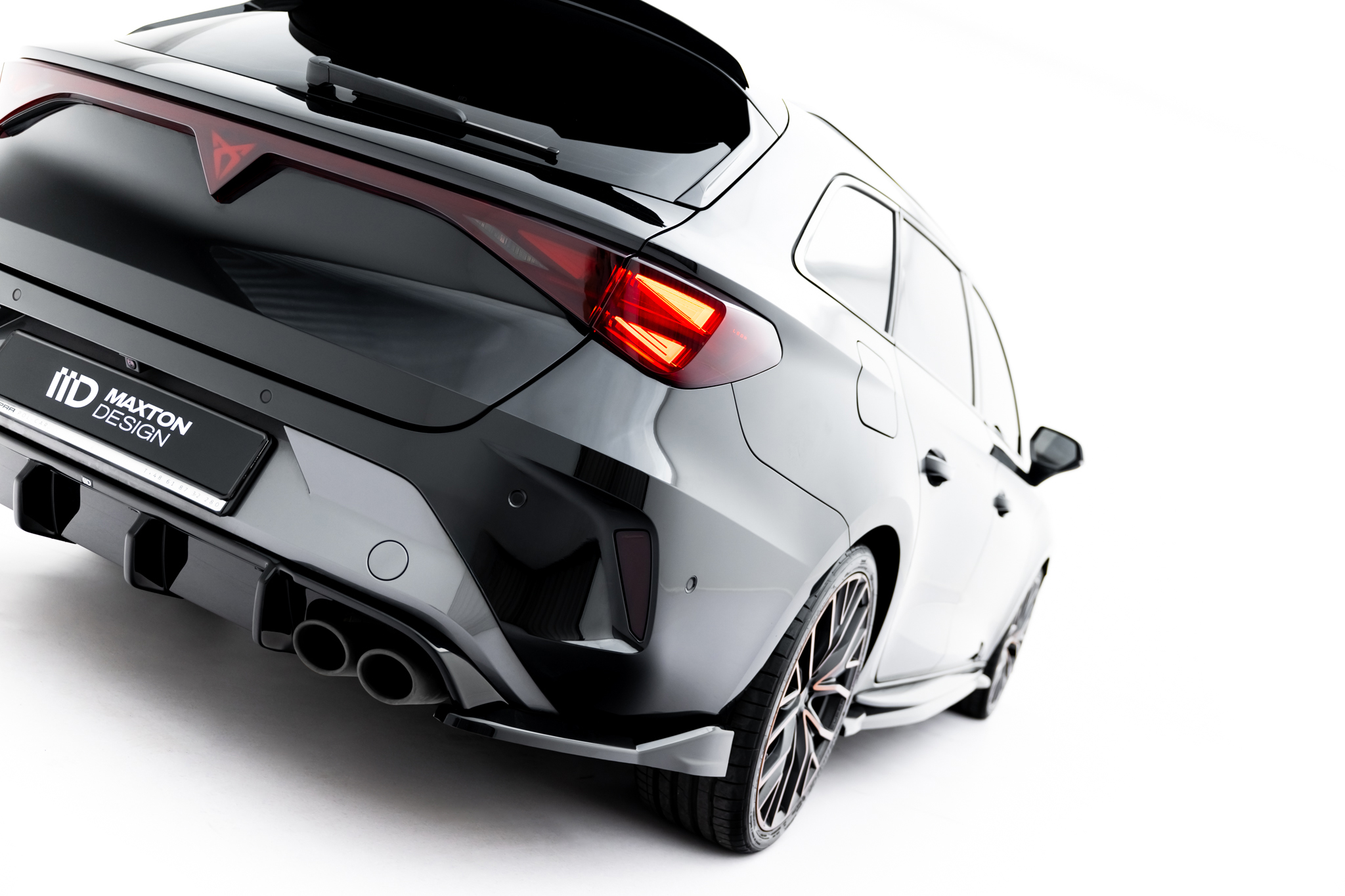 REAR SIDE SPLITTERS V.5 SUITABLE FOR CUPRA LEON ST MK1 FACELIFT – MAXTON DESIGN - 2