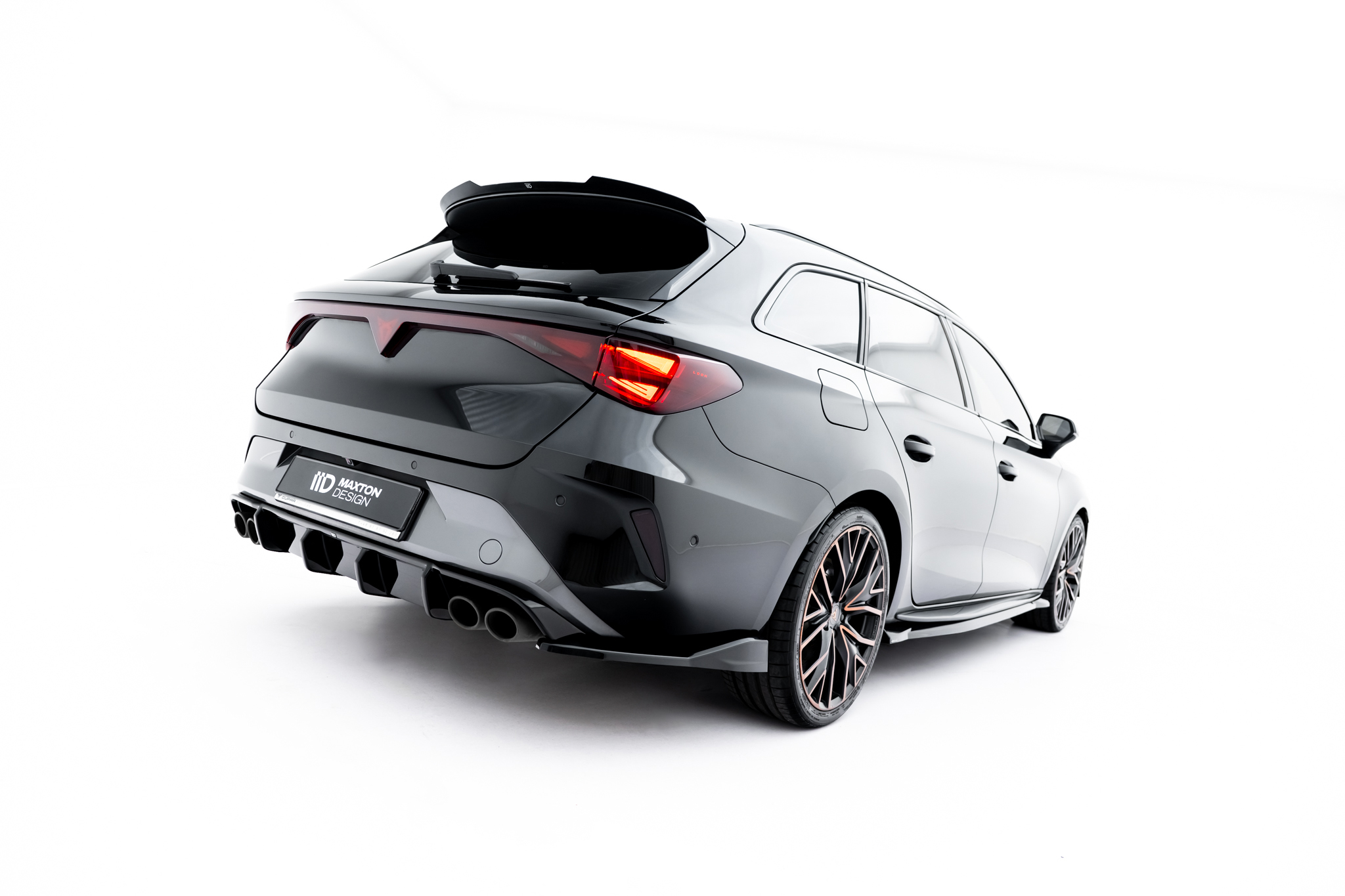 REAR SIDE SPLITTERS V.5 SUITABLE FOR CUPRA LEON ST MK1 FACELIFT – MAXTON DESIGN - 3