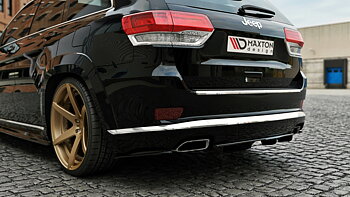 CENTRAL REAR SPLITTER JEEP GRAND CHEROKEE WK2 SUMMIT FACELIFT (WITH A VERTICAL BAR)