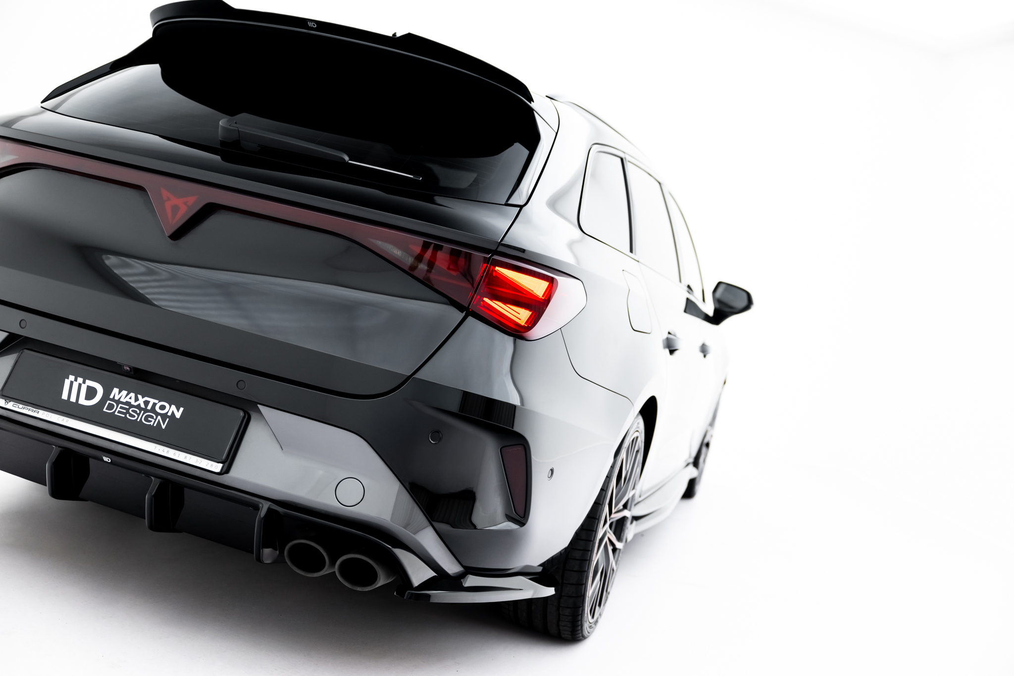 REAR SIDE SPLITTERS V.6 SUITABLE FOR CUPRA LEON ST MK1 FACELIFT – MAXTON DESIGN - 4