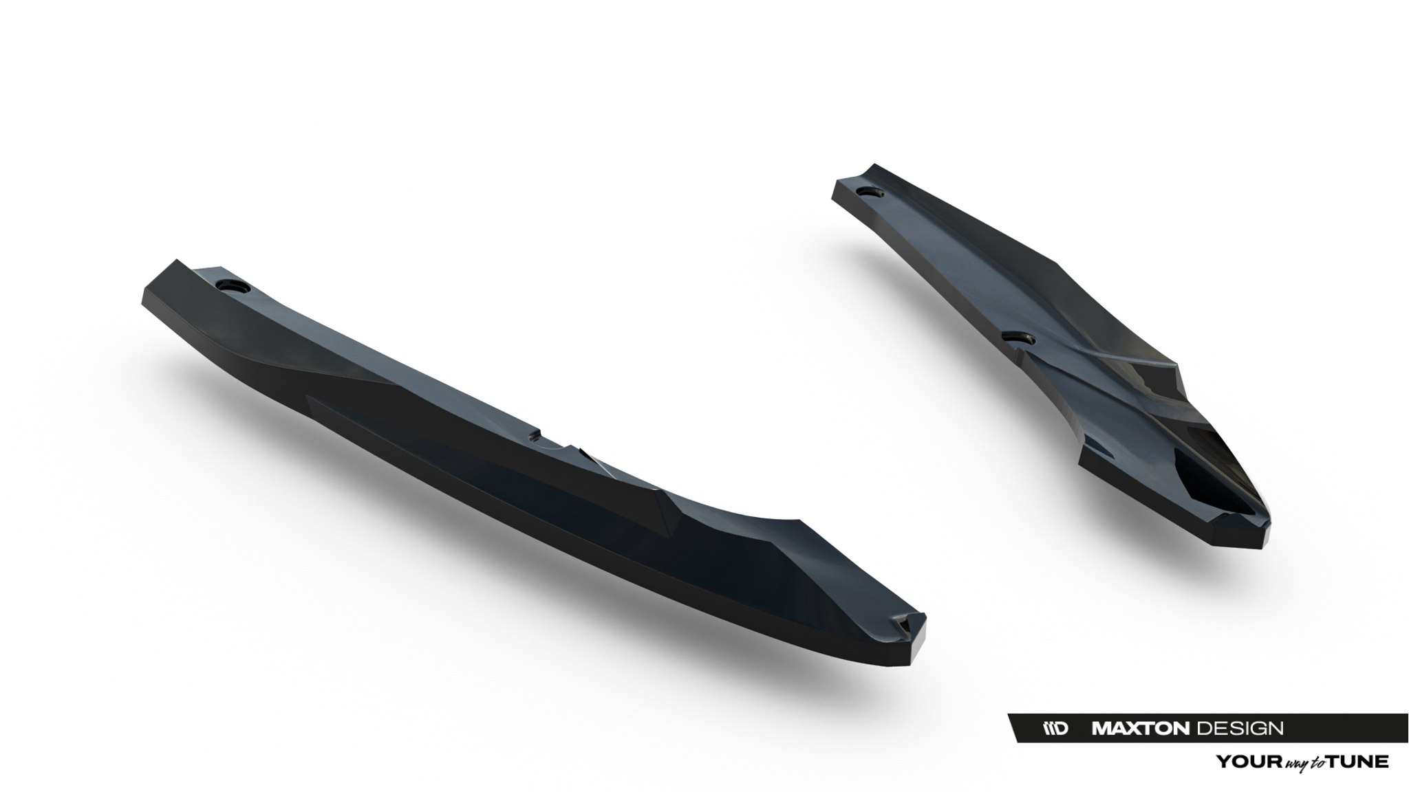 REAR SIDE SPLITTERS V.6 SUITABLE FOR CUPRA LEON ST MK1 FACELIFT – MAXTON DESIGN - 3