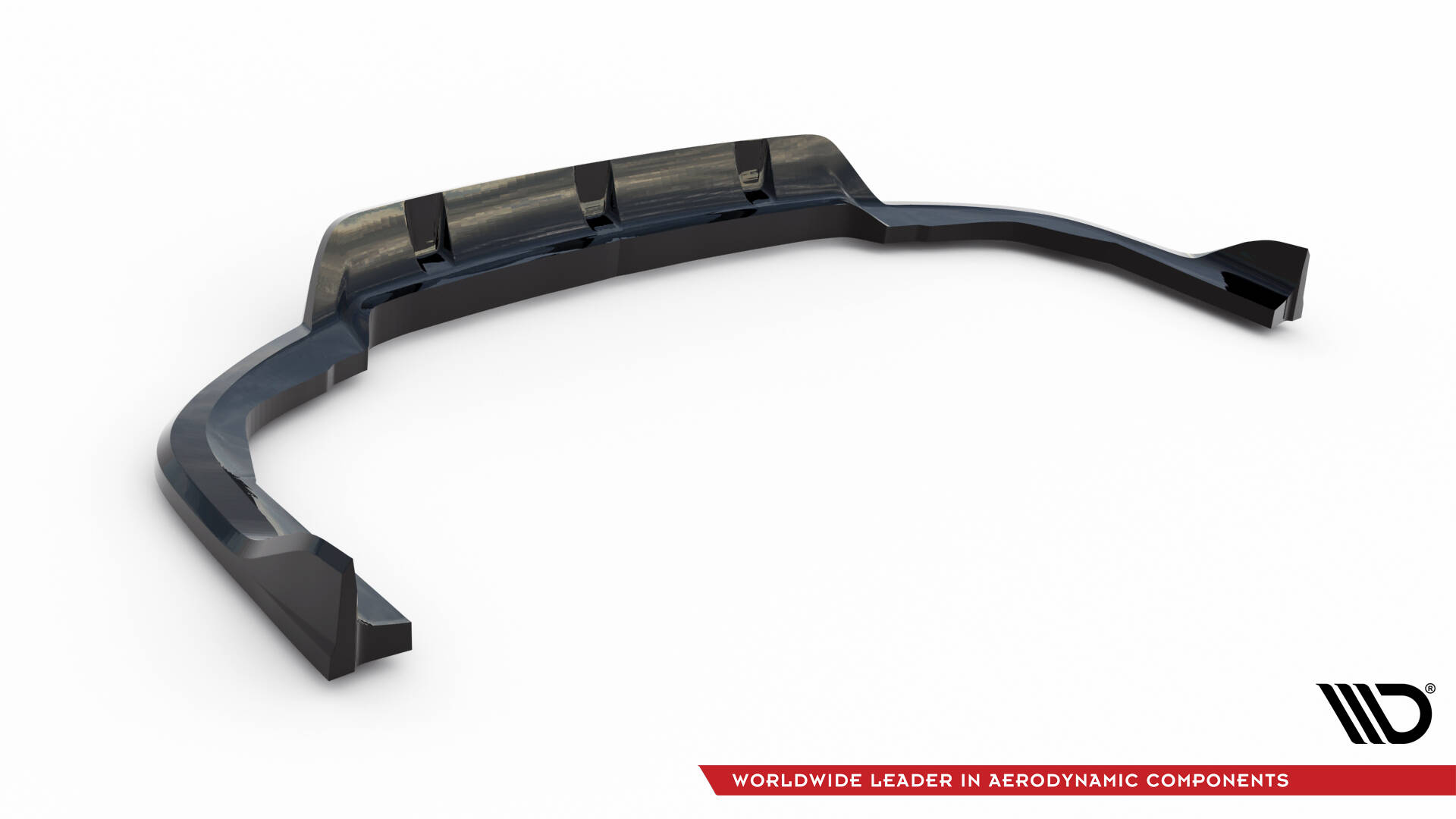 Central Rear Splitter (Vertical Bars) V.2 BMW X5 M-Pack G05 Facelift - 7