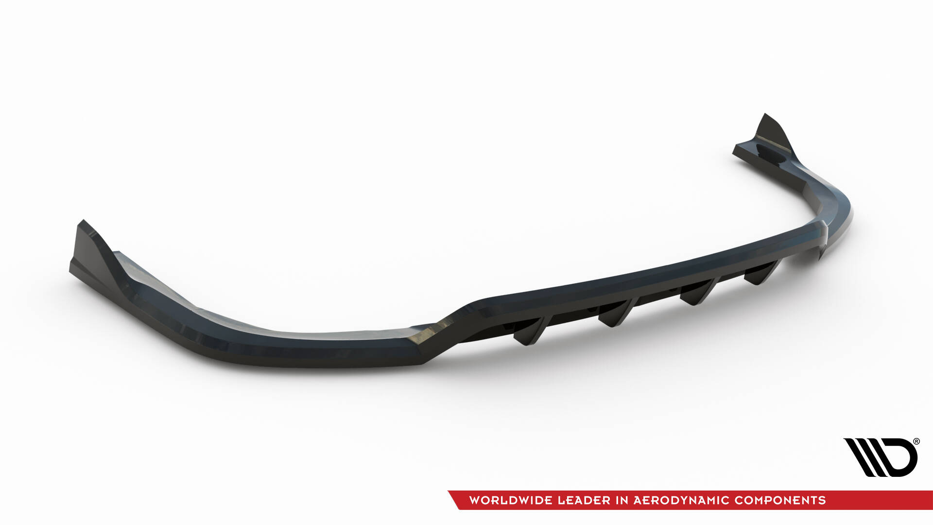 Central Rear Splitter (Vertical Bars) V.2 BMW X5 M-Pack G05 Facelift - 6
