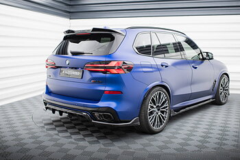 Central Rear Splitter (Vertical Bars) V.2 BMW X5 M-Pack G05 Facelift