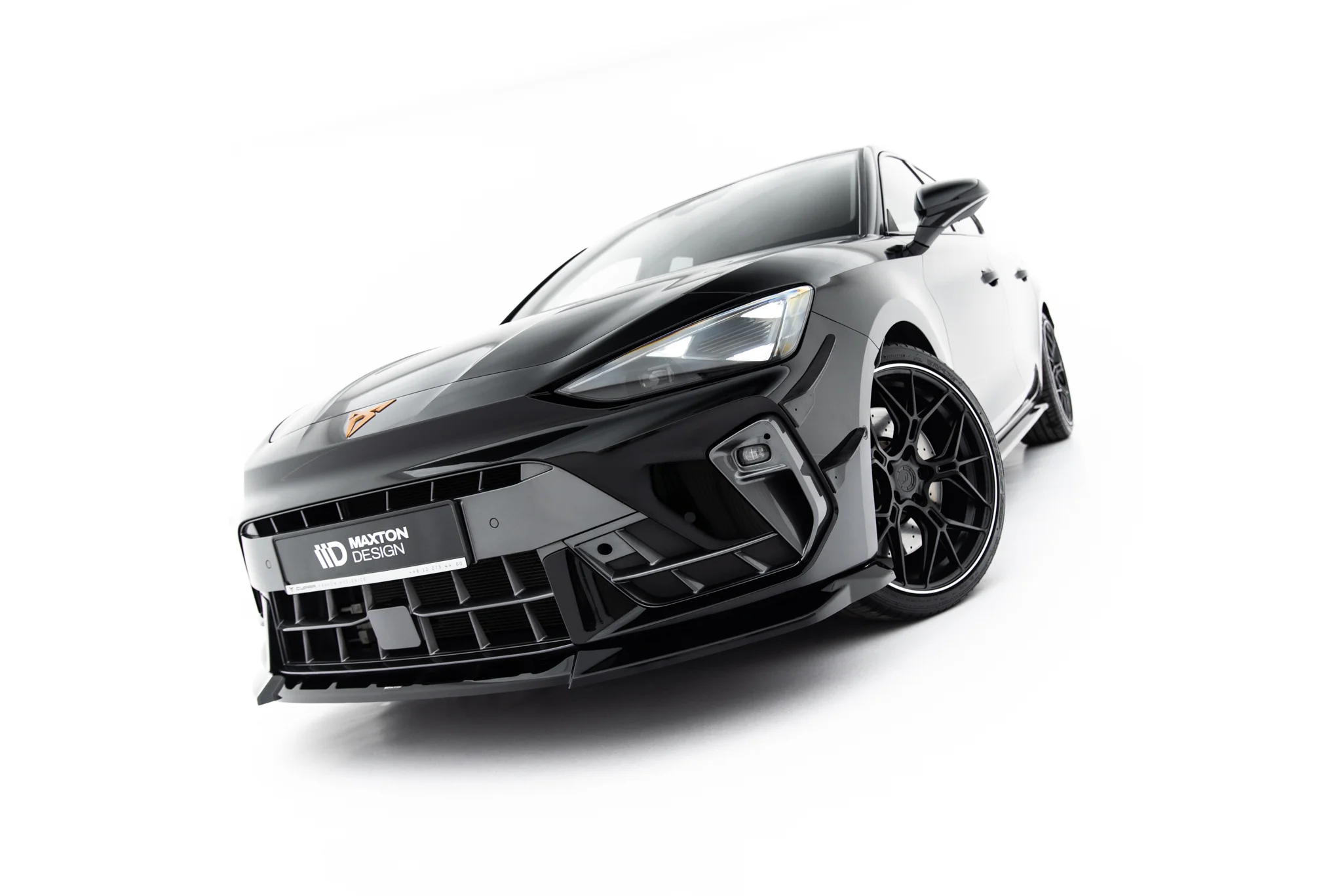 FRONT SPLITTER V.2 SUITABLE FOR CUPRA LEON HATCHBACK MK1 FACELIFT – MAXTON DESIGN