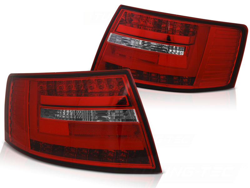 LED-BAKLYKTOR RÖD VIT TILL AUDI A6 C6 SEDAN 2004-2008 7-PIN