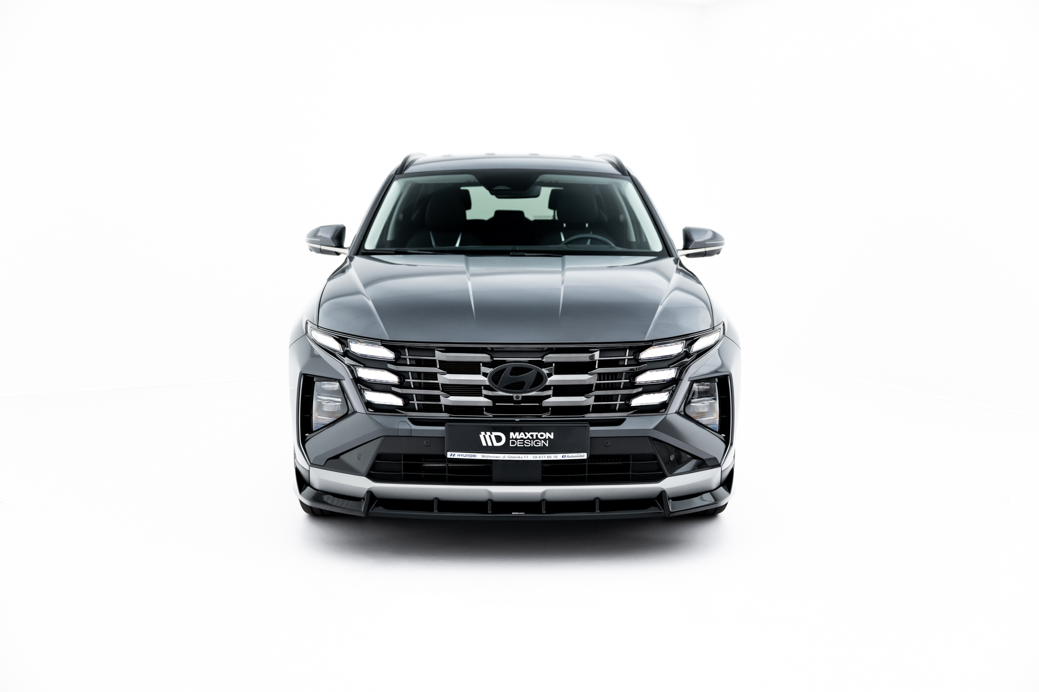 FRONT SPLITTER SUITABLE FOR HYUNDAI TUCSON MK4 FACELIFT – MAXTON DESIGN