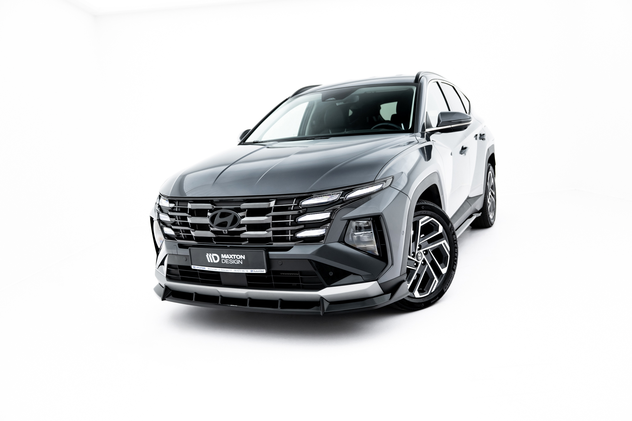 FRONT SPLITTER SUITABLE FOR HYUNDAI TUCSON MK4 FACELIFT – MAXTON DESIGN - 6