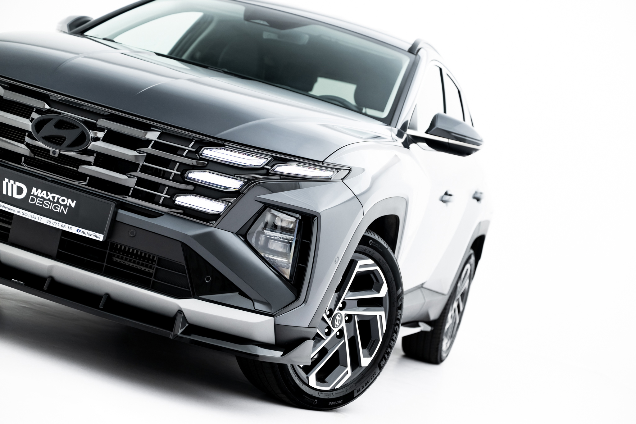 FRONT SPLITTER SUITABLE FOR HYUNDAI TUCSON MK4 FACELIFT – MAXTON DESIGN - 2