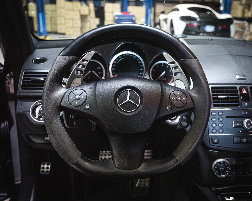 AGENCY POWER BIG BILLET PADDLE SHIFTER ADD-ONS TITANIUM MERCEDES BENZ AMG - 2