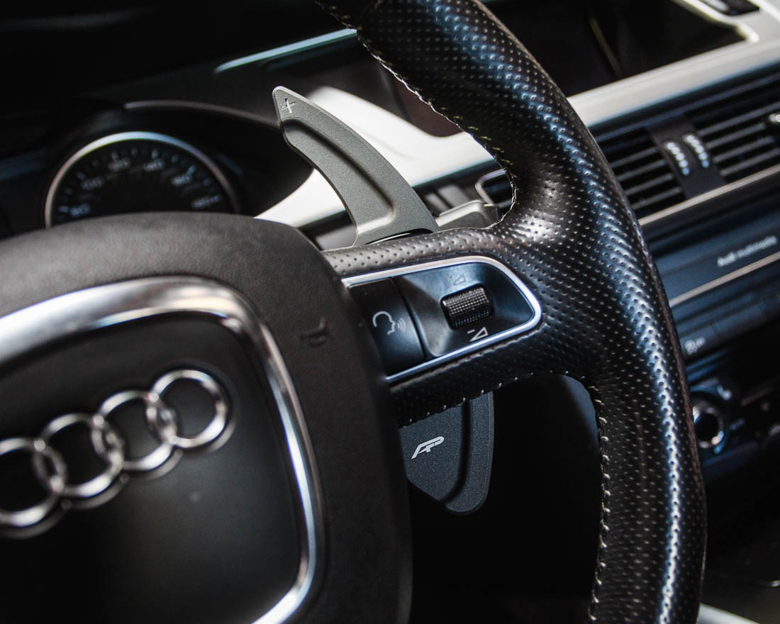 AGENCY POWER PADDLE SHIFTER EXTENSIONS TUNGSTEN AUDI ALL MODELS - 5