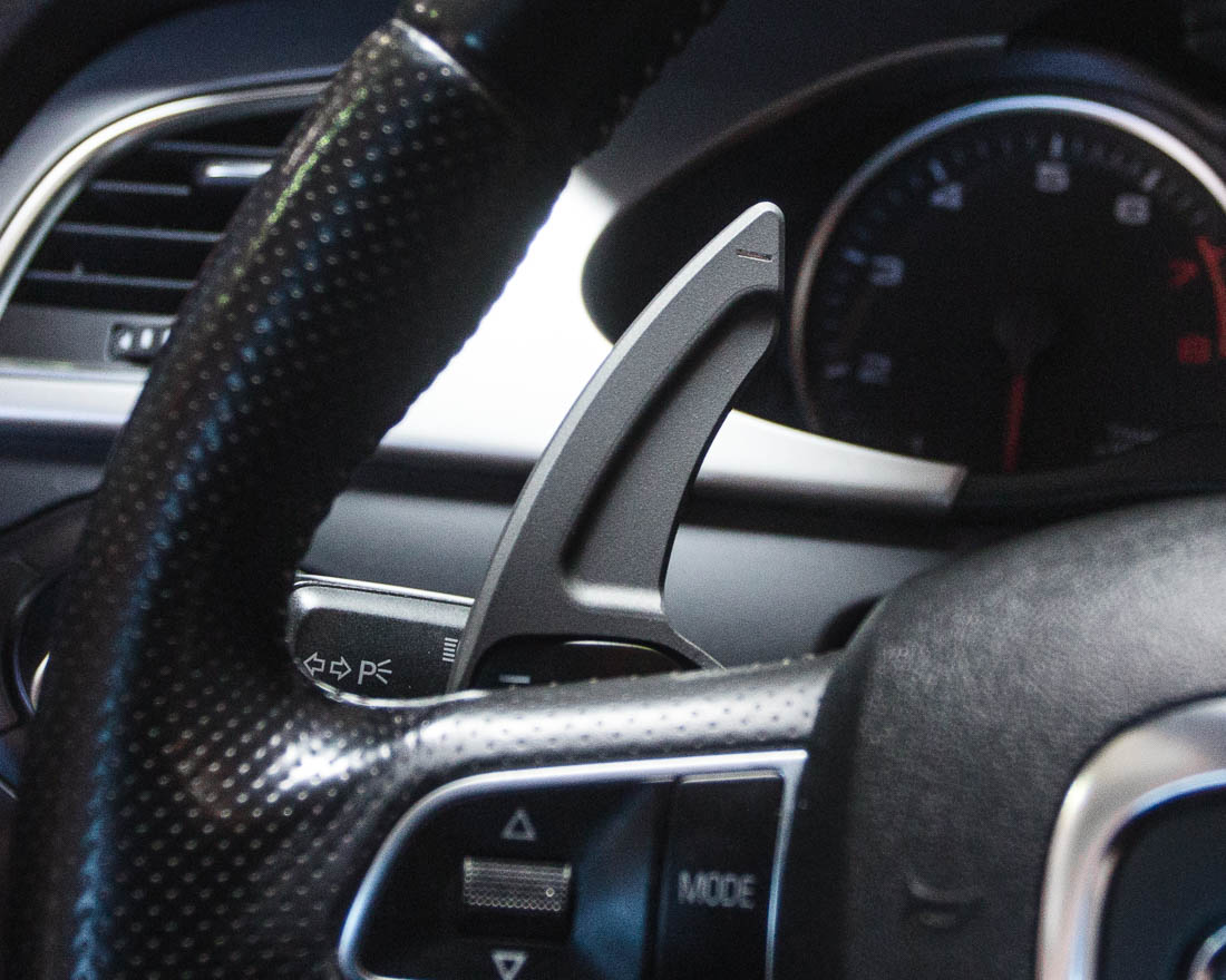 AGENCY POWER PADDLE SHIFTER EXTENSIONS TUNGSTEN AUDI ALL MODELS - 4