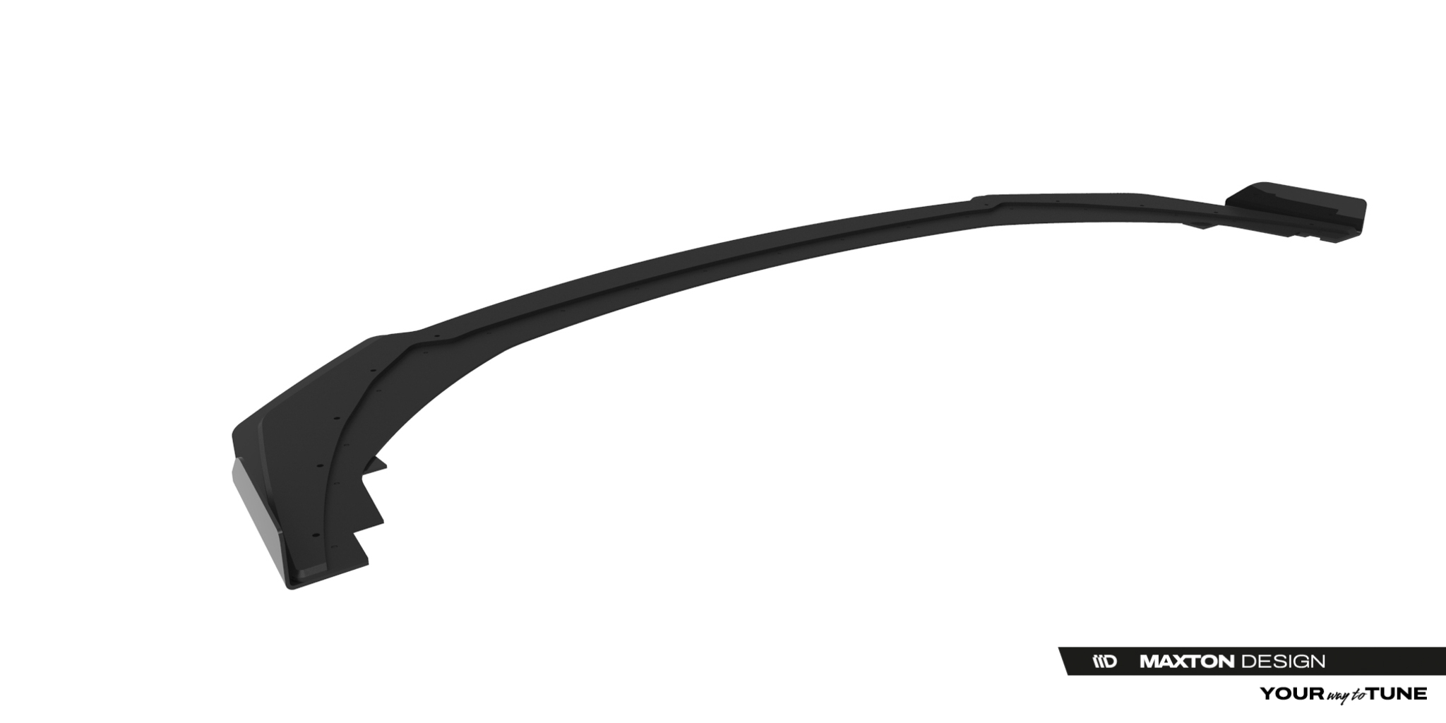 STREET PRO FRONT SPLITTER + FLAPS SUITABLE FOR FORD MUSTANG DARK HORSE MK7 – MAXTON DESIGN - 3