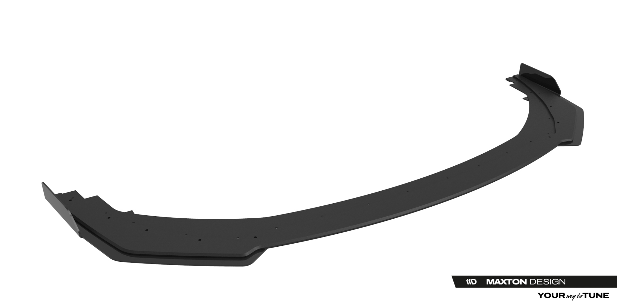 STREET PRO FRONT SPLITTER + FLAPS SUITABLE FOR FORD MUSTANG DARK HORSE MK7 – MAXTON DESIGN - 6