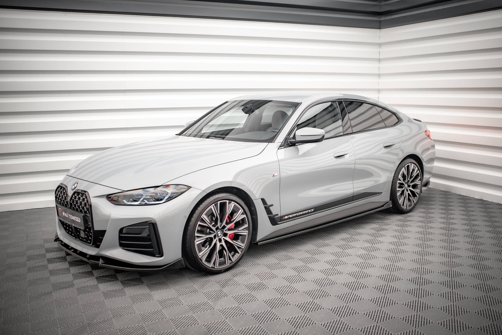 Side Skirts Diffusers V.2 BMW 4 Gran Coupe M-Pack / M440i G26 - 3