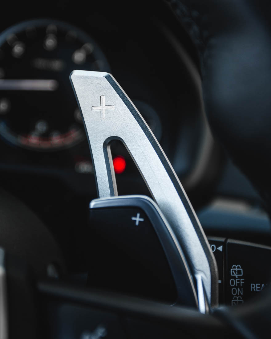 AGENCY POWER PADDEL SHIFTER FÖRLÄNGARE BRIGHT SILVER BMW F SERIES NON M CARS - 4