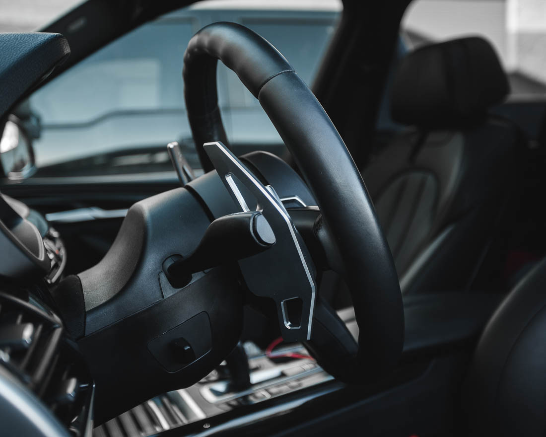 AGENCY POWER PADDEL SHIFTER FÖRLÄNGARE BRIGHT SILVER BMW F SERIES NON M CARS
