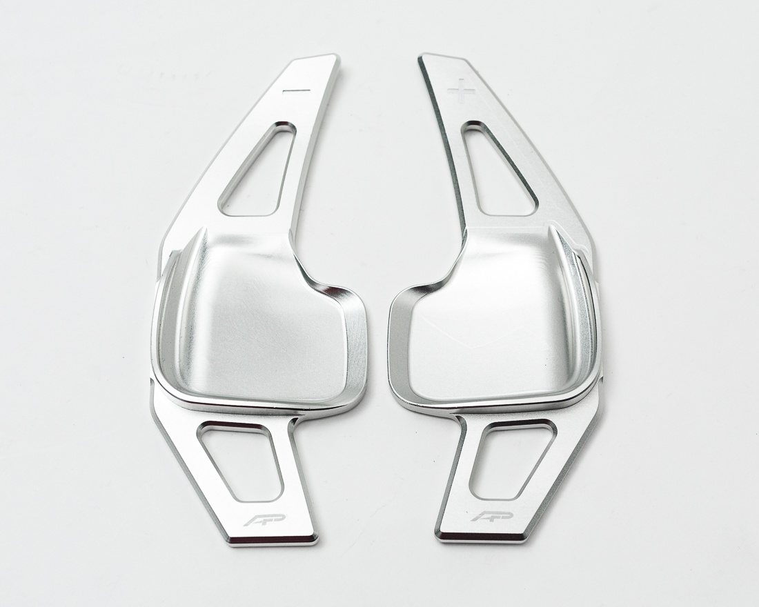 AGENCY POWER PADDEL SHIFTER FÖRLÄNGARE BRIGHT SILVER BMW F SERIES NON M CARS - 2