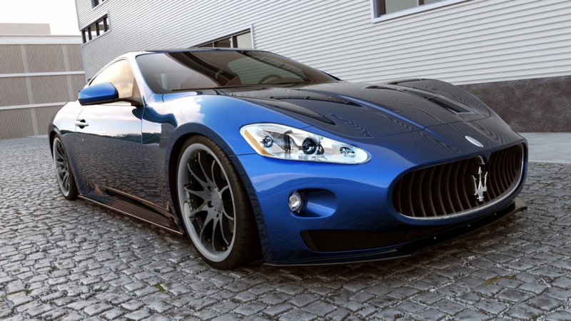 SIDE SKIRTS DIFFUSERS MASERATI GRANTURISMO 2007-2011 - 3