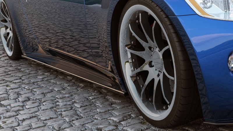 SIDE SKIRTS DIFFUSERS MASERATI GRANTURISMO 2007-2011