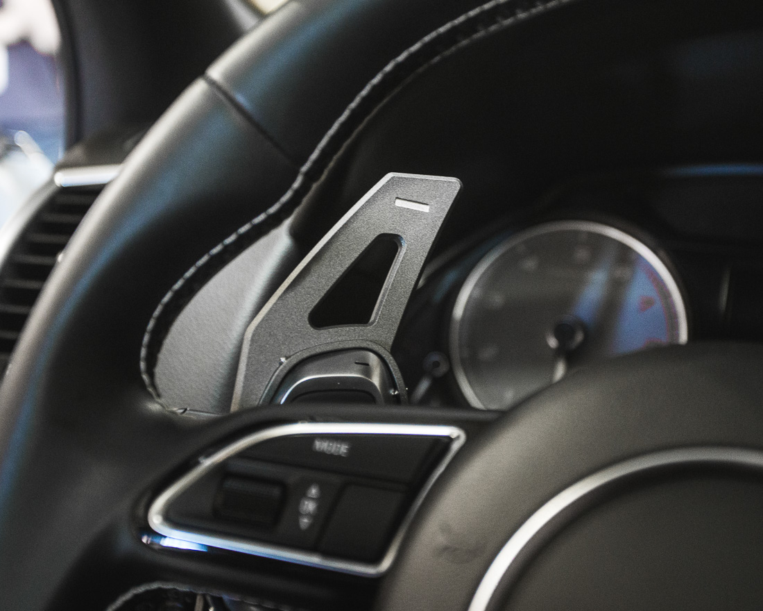 AGENCY POWER PADDEL SHIFTER FÖRLÄNGARE TUNGSTEN AUDI S AND RS - 4
