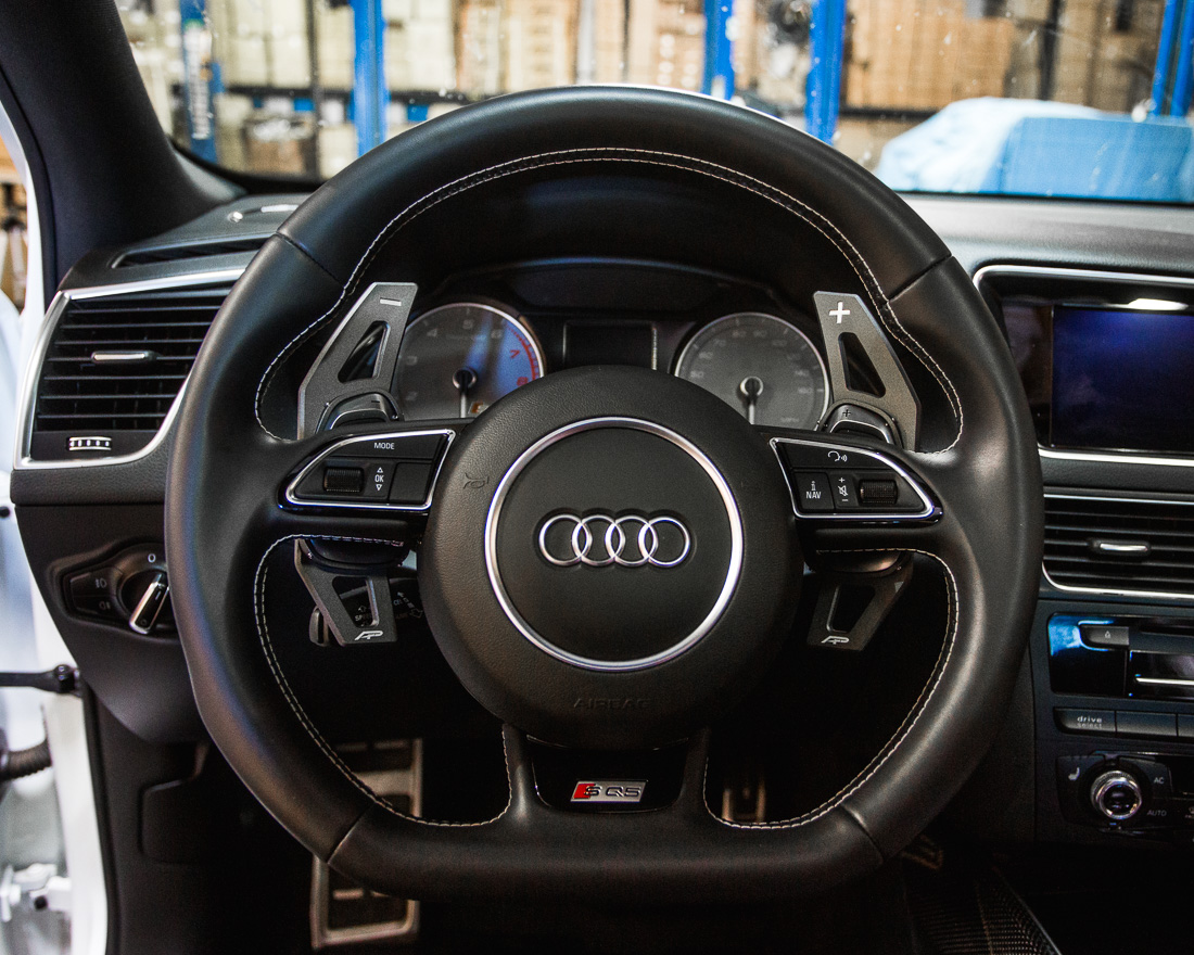 AGENCY POWER PADDEL SHIFTER FÖRLÄNGARE TUNGSTEN AUDI S AND RS - 3